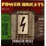 Thomastik PB110 Power-Brights Regular Bottom Комплект струн для электрогитары, 10-45