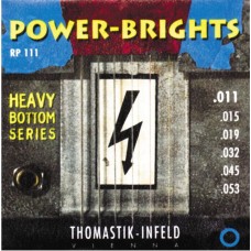 Thomastik RP111 Power-Brights Heavy Bottom Комплект струн для электрогитары, 11-53