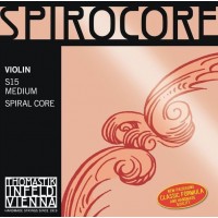 THOMASTIK S15 Spirocore Комплект струн для скрипки размером 4/4, среднее натяжение