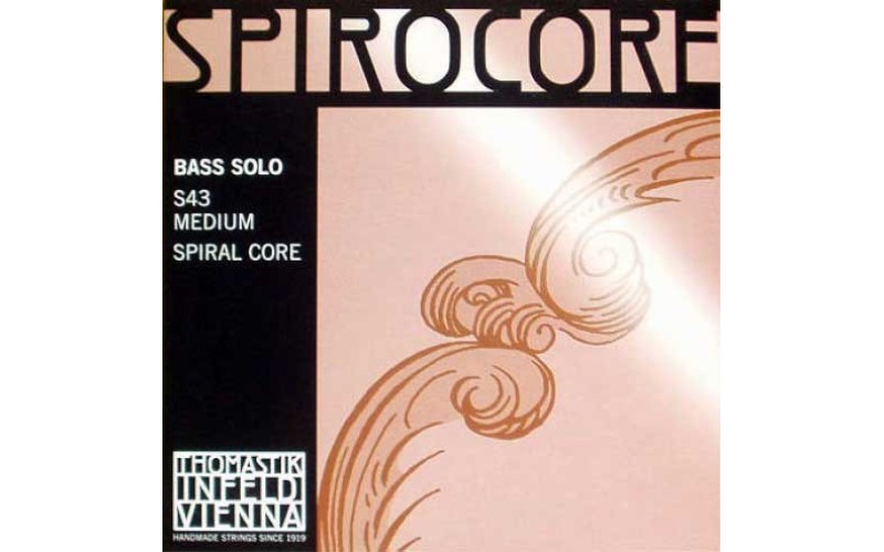 Thomastik S43 Spirocore Комплект струн для контрабаса размером 4/4, соло