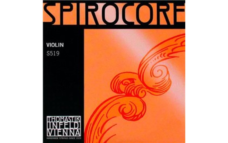Thomastik S519 Spirocore Комплект струн для скрипки размером 3/4, среднее натяжение