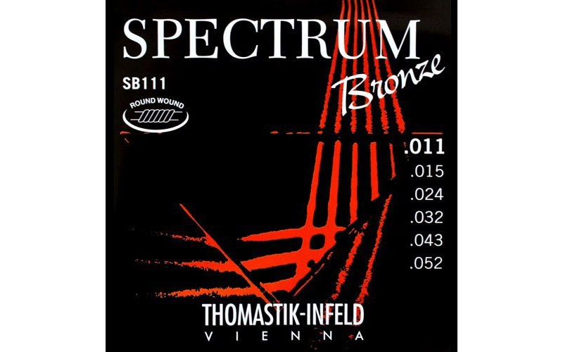 Thomastik SB111 Spectrum Bronze Комплект струн для акустической гитары, сталь / бронза, 011-052