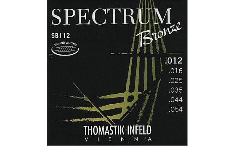 Thomastik SB112 Spectrum Bronze Комплект струн для акустической гитары, сталь / бронза, 012-054