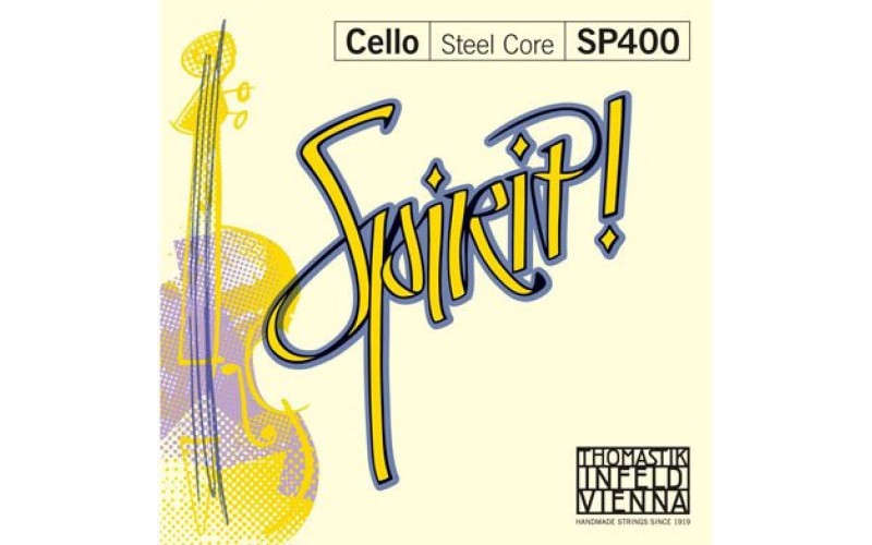 Thomastik SP400 Spirit! Комплект струн для виолончели размером 4/4, среднее натяжение