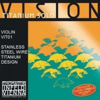 Thomastik VIT01 Vision Titanium Отдельная струна E/Ми для скрипки размером 4/4, среднее натяжение