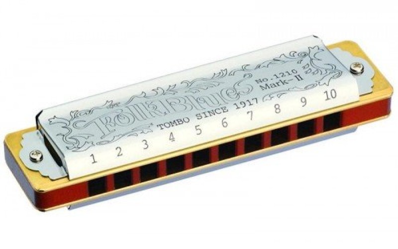 TOMBO Folk blues Mark-II Bb (1210-BF) - губная гармошка