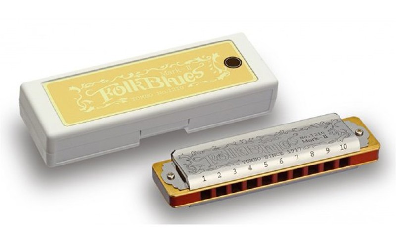 TOMBO Folk blues Mark-II Bb (1210-BF) - губная гармошка