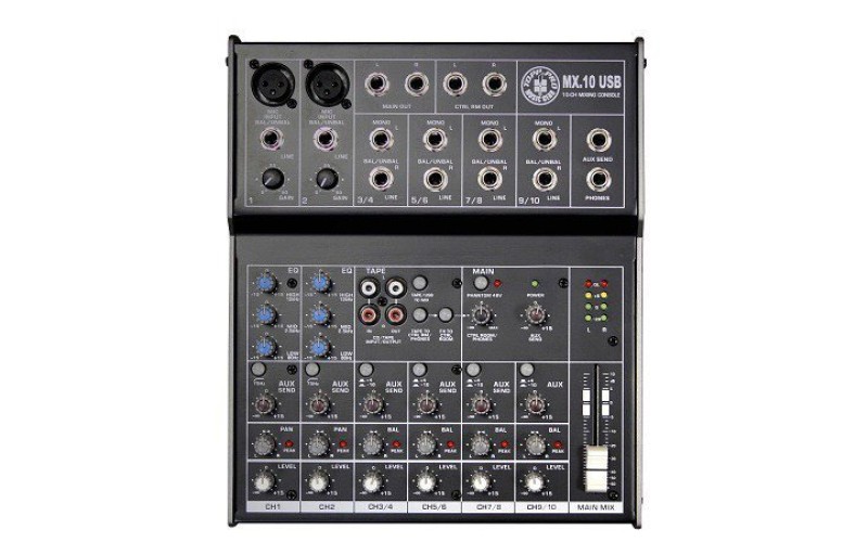 TOPP PRO MX.10USB микшерный пульт