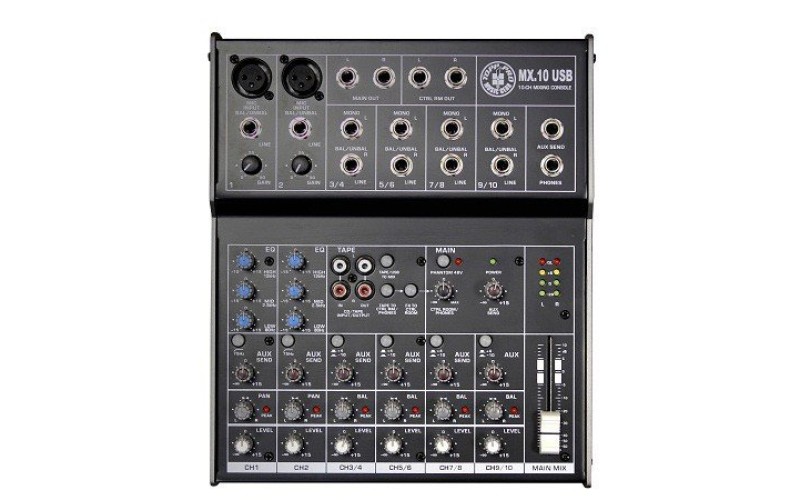 TOPP PRO MX.10USB микшерный пульт