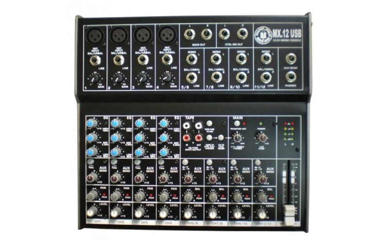 TOPP PRO MX.12USB - микшерный пульт