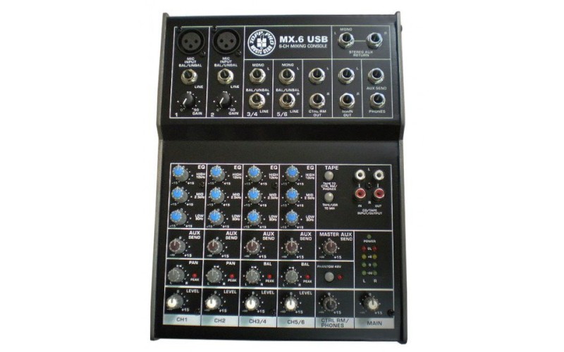 TOPP PRO MX.6USB - компактный микшер