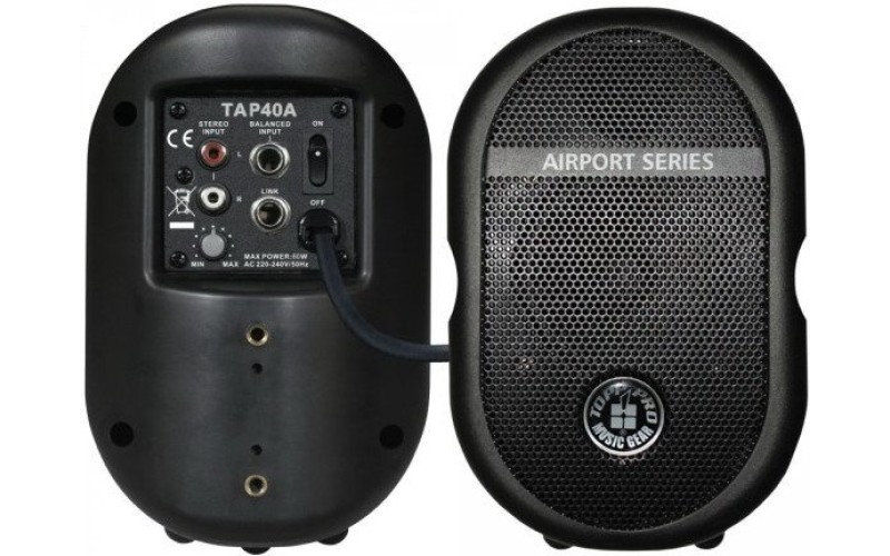 TOPP PRO TAP-40A - активная акустическая система, 40Вт, (пара)