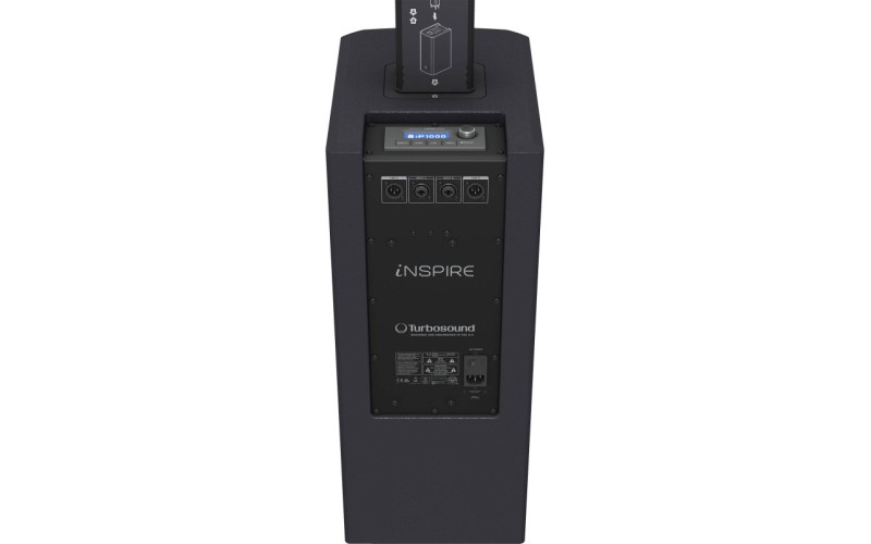 TURBOSOUND IP1000 V2 - модульная аудио колонна 1000Вт, НЧ-2х8
