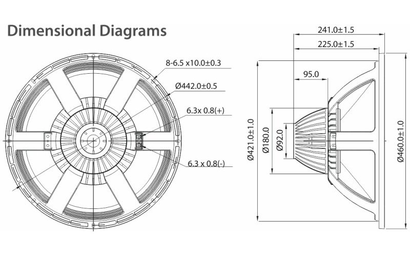 Turbosound TS-18SW2800C8 динамик низкочастотный