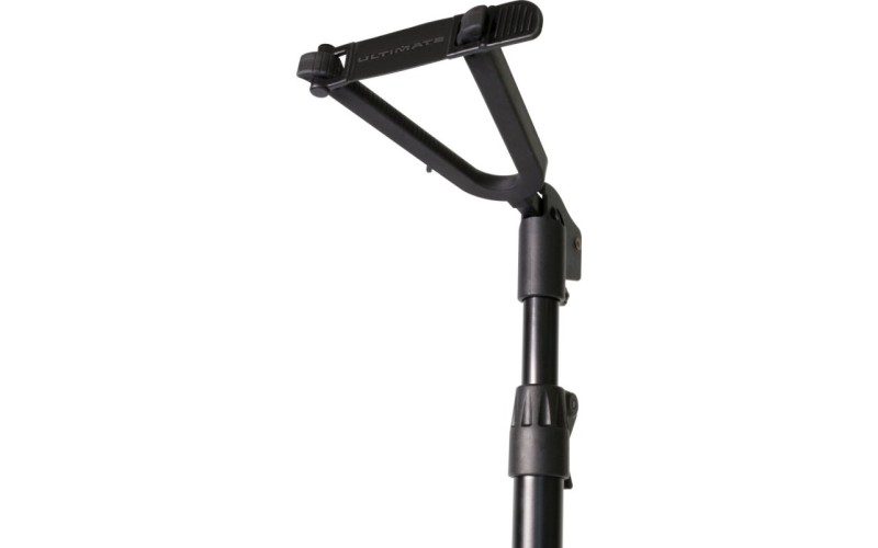 Ultimate Support GS-100+ гитарная стойка с поддержкой грифа и быстрым складным механизом