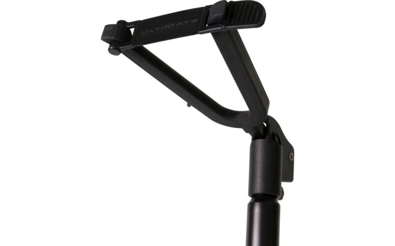 Ultimate Support GS-200+ гитарная стойка с поддержкой грифа и быстрым складным механизом,высота 80см