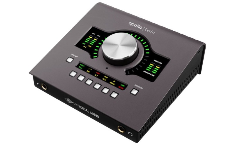 Universal Audio Apollo Twin MkII SOLO Настольный аудиоинтерфейс с DSP для Mac или PC, Thunderbolt