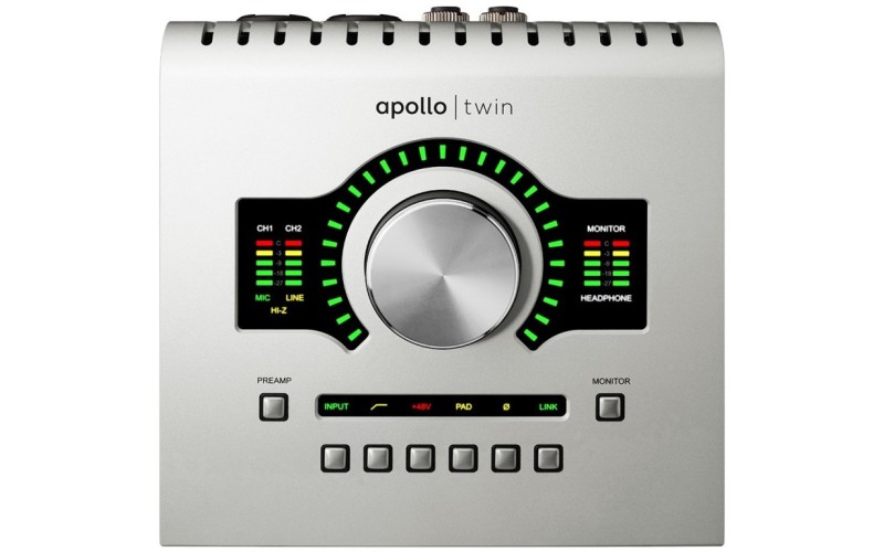 Universal Audio Apollo Twin USB Настольный Аудиоинтерфейс c DSP для PC, USB 3.0