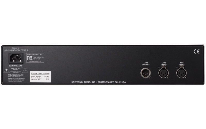Universal Audio LA-610 MkII Одноканальный ламповый предусилитель с лимитером