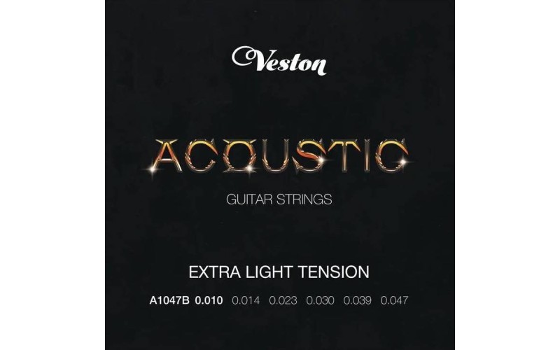 VESTON A1047 B - Струны для акустической гитары