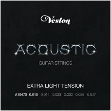 VESTON A1047 S - Струны для акустической гитары