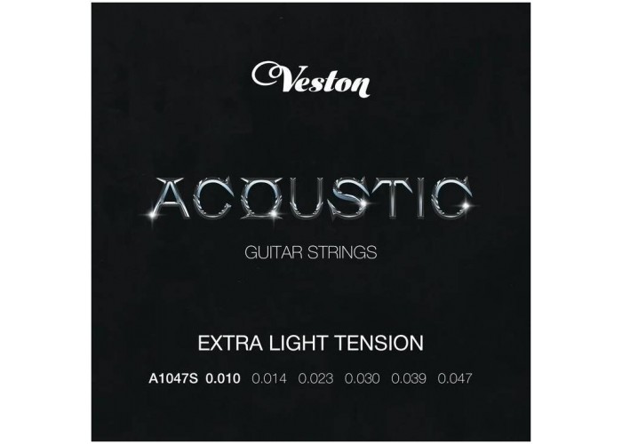 VESTON A1047 S - Струны для акустической гитары