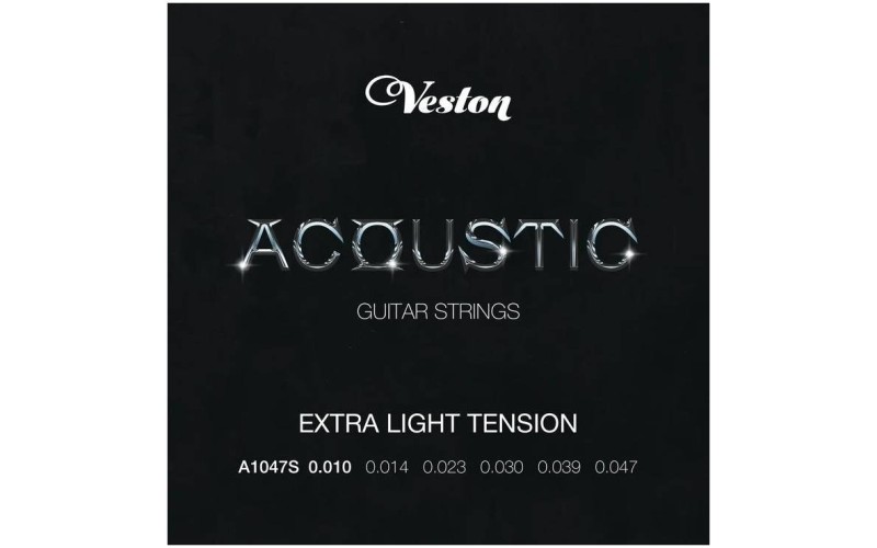 VESTON A1047 S - Струны для акустической гитары