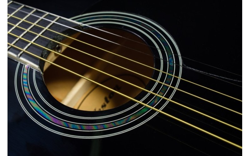 VESTON F-38/BK - акустическая фолк гитара