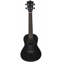 VESTON KUC100 BK - укулеле, концерт, сапеле, черная