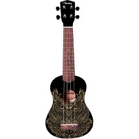 VESTON KUS 25 OWL - укулеле сопрано, черная