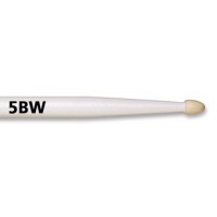 VIC FIRTH 5BW - барабанные палочки белого цвета, тип 5B