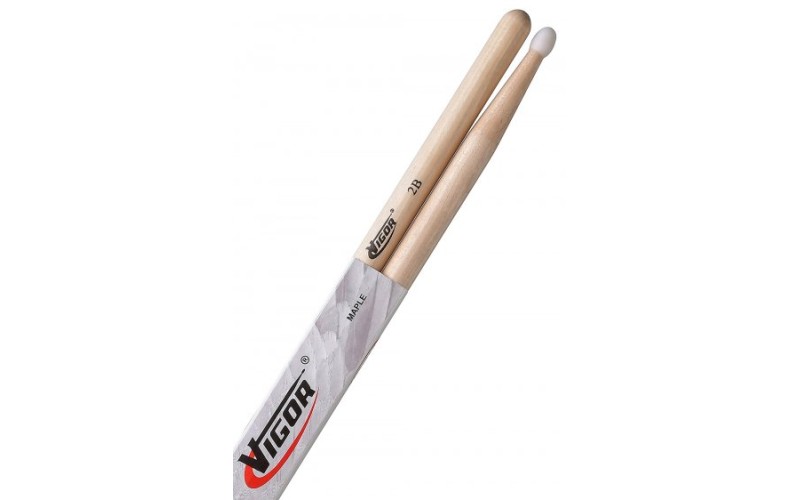 VIGOR 2BN КЛЁН Барабанные палочки, с нейлоновым наконечником, диаметр 16 мм, длина 406 мм