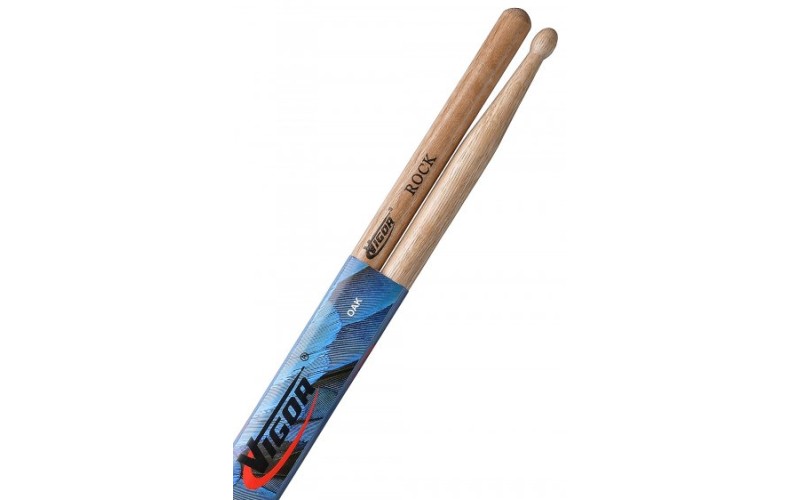 VIGOR ROCK ДУБ Барабанные палочки, диаметр 16 мм, длина 422 мм, наконечник Oval