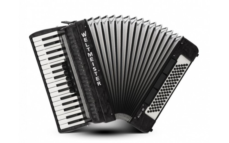 WELTMEISTER Achat BK 34/80/III/5/3 - аккордеон, ремни и футляр в комплекте