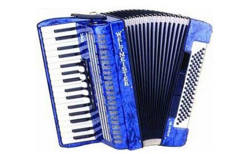 WELTMEISTER Achat BL 34/80/III/5/3 - аккордеон, ремни и футляр в комплекте