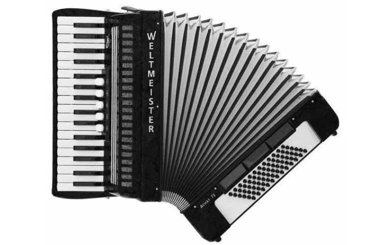 Weltmeister Achat III 72/34 BK Achat 72 Аккордеон 34/72/III/5/3, черный, с ремнями и чехлом
