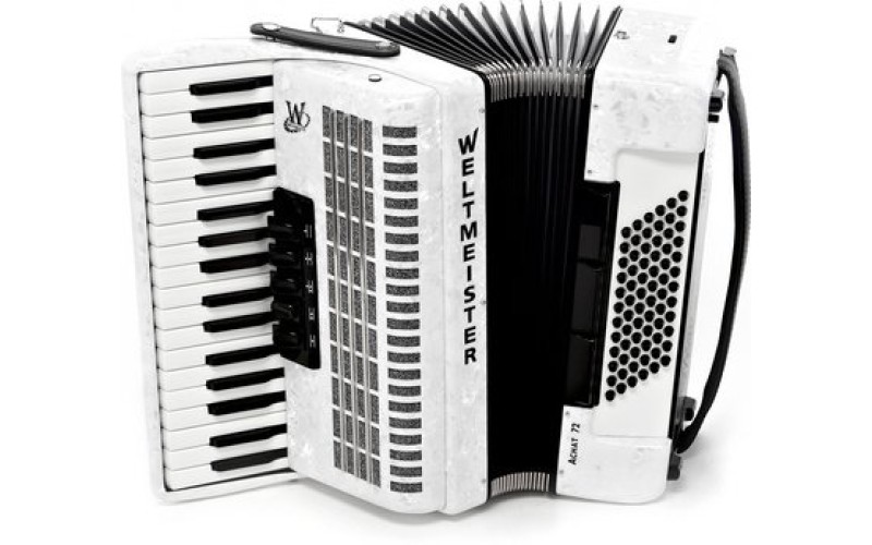 Weltmeister Achat III 72/34 WH Achat 72 Аккордеон 34/72/III/5/3, белый, с ремнями и чехлом