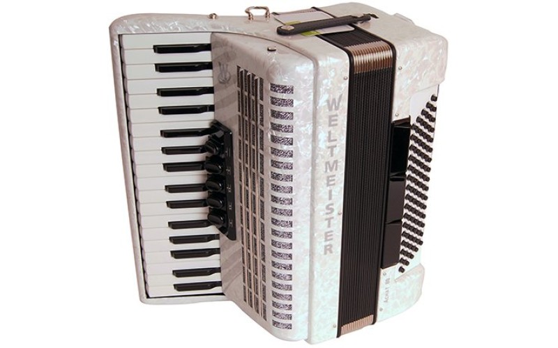 Weltmeister Achat III 80/34 WH Achat 80 Аккордеон 34/80/III/5/3, белый, с ремнями и чехлом