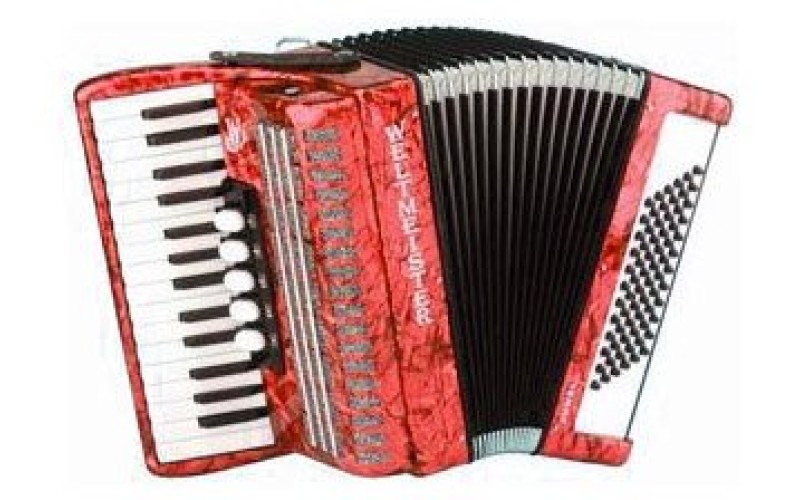 Weltmeister Juwel III 72/30 RD Juwel Аккордеон 30/72/III/5, красный, с ремнями и чехлом