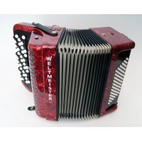 WELTMEISTER Romance 602 3/4 RD 60/72/II/3 - Аккордеон кнопочный 3/4