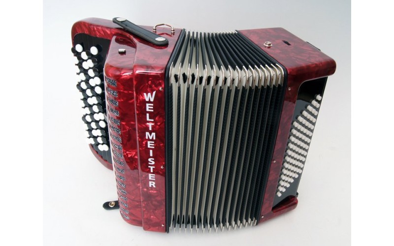 WELTMEISTER Romance 602 3/4 RD 60/72/II/3 - Аккордеон кнопочный 3/4