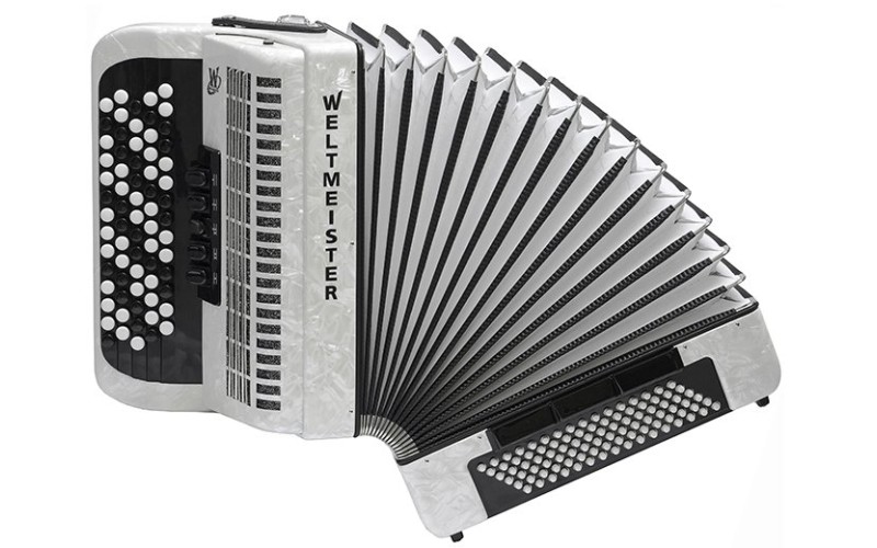 Weltmeister Romance 703 III 96/70 WH Romance 703 Аккордеон кнопочный 70/96/III/5/3, белый