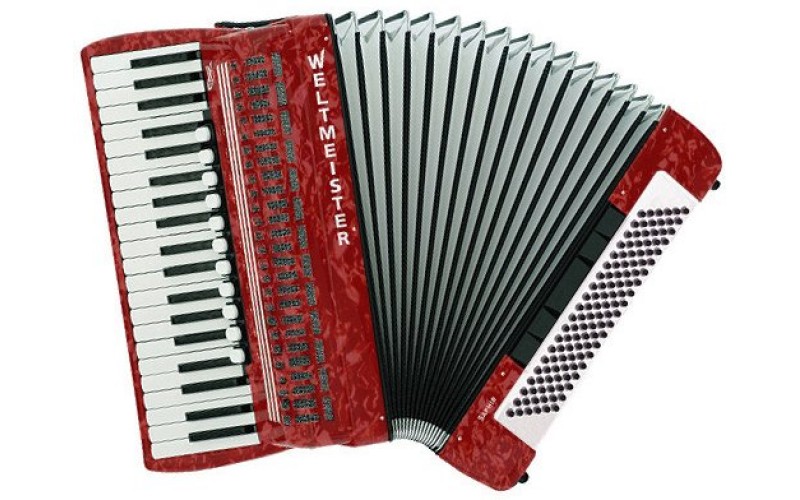 Weltmeister Saphir IV 120/41 RD IS Saphir Аккордеон 41/120/IV/11/5, красный, итал.пластины