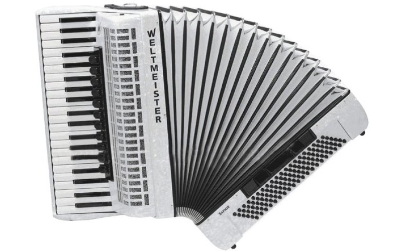 Weltmeister Saphir IV 120/41 WH IS Saphir Аккордеон 41/120/IV/11/5, белый, итальянские пластины