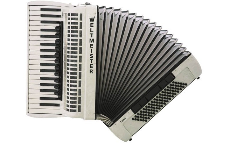 Weltmeister Topas IV 96/37 WH IS Topas IV Аккордеон 37/96/IV/11/5, белый, итальянские пластины