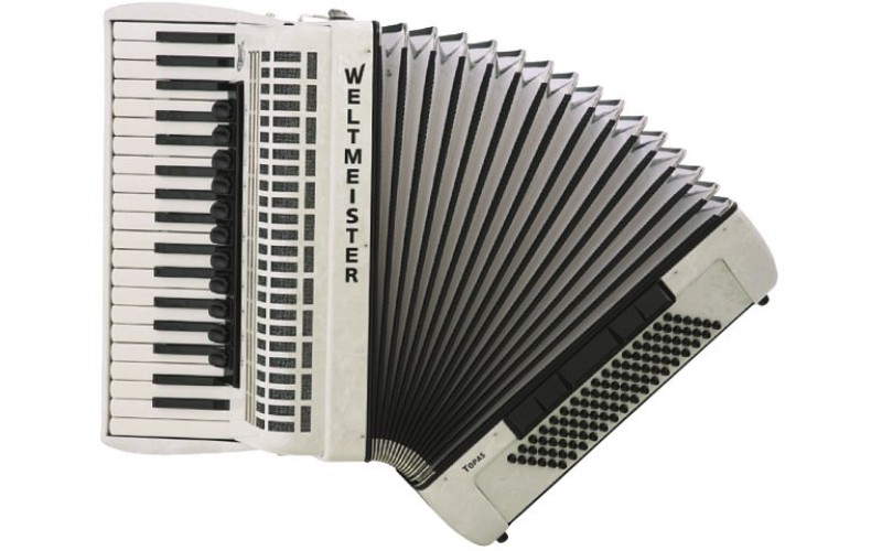 Weltmeister Topas IV 96/37 WH IS Topas IV Аккордеон 37/96/IV/11/5, белый, итальянские пластины