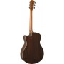 YAMAHA AC1R II Tobacco Brown Sunburst электроакустическая гитара с вырезом