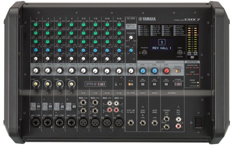 YAMAHA EMX7 Активный микшер со встроенным DSP