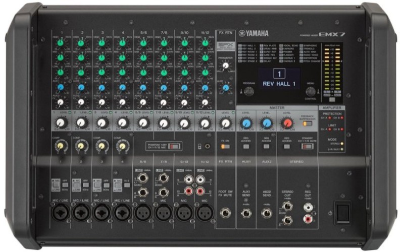YAMAHA EMX7 Активный микшер со встроенным DSP