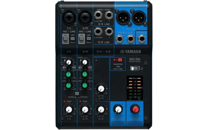 YAMAHA MG06 микшерный пульт